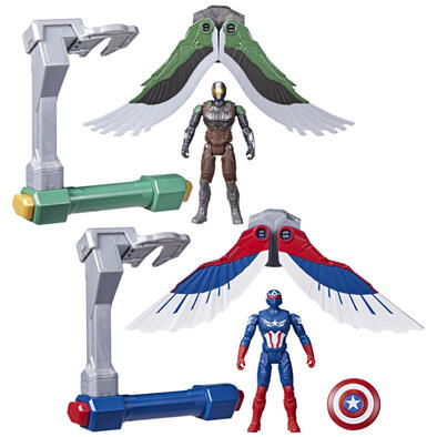 Marvel Cap Nwo 4In Flight - Assorted