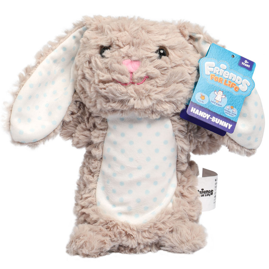 Friends For Life Handy bunny Hand Puppet Soft Toy 25cm Toys R Us