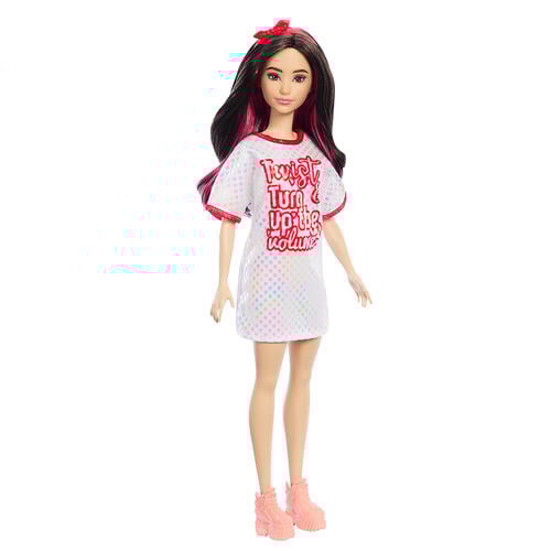Barbie Fashionista Doll - Red Mesh Dress