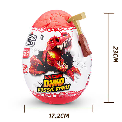 Zuru Robo Alive-Dino Fossil Find-Series 2 Surprise Egg, - Assorted