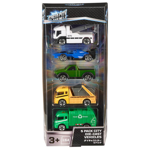 Speed City城市快线 城市模型车5辆装