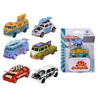 Majorette Vw The Originals Deluxe Cars, 6 - Assorted