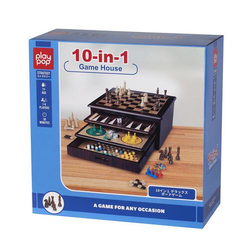 playpop培玩宝 10合1棋盘策略游戏