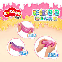 Kokado高佳多 彩虹泡泡魔法水晶泥 1个 随机发货