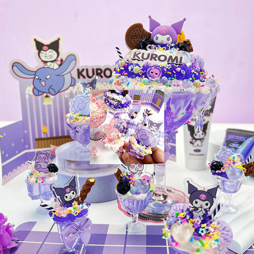 Sanrio Kuromi Diy Dessert House Gift Package