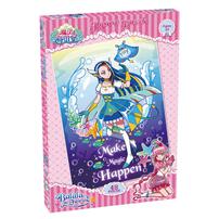Balala The Fairies巴啦啦小魔仙48/100粒卡通拼图(木质) 随机发货