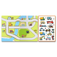 Master Momo's City Magnetic Board