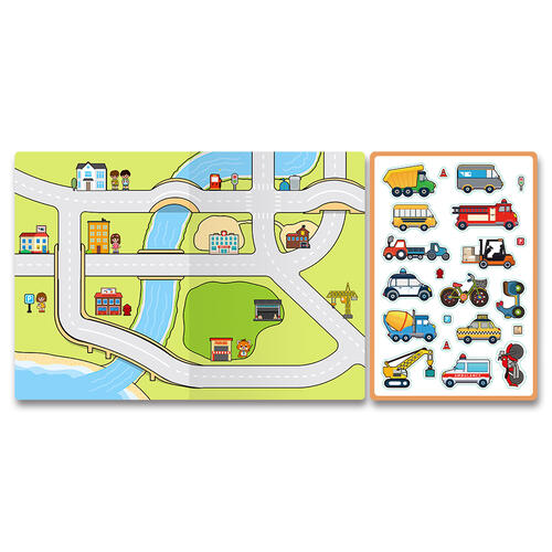 Master Momo's City Magnetic Board