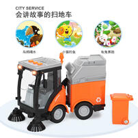 Ling Li Bao 1:16 Inertia Sweeper (With Light Music) W680A - Assorted