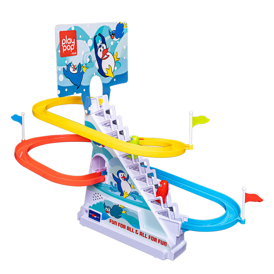 Penguin shop slide toy