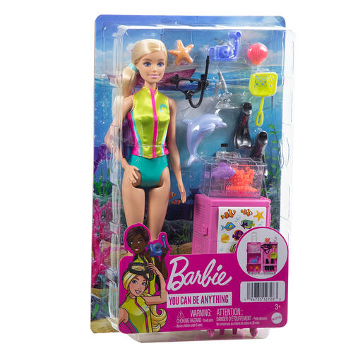 Barbie Marine Biologist Doll And Playset (Light Skin Tone)