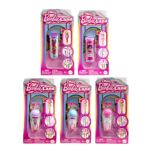 芭比 迷你芭比乐园惊喜娃娃系列CDU - 随机发货