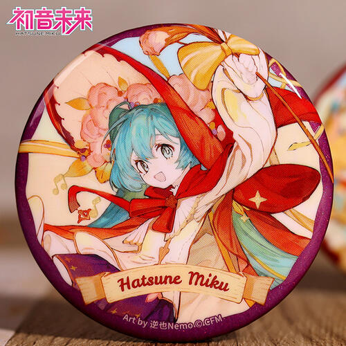 BEMOE 初音未来 未来乐礼系列 马口铁徽章规格 乐之魔女款