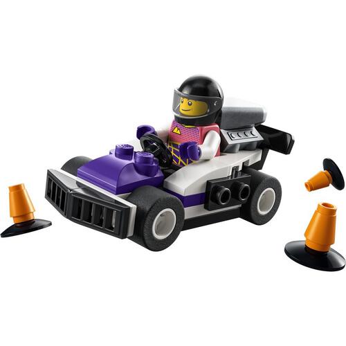 LEGO乐高 城市系列  30589 卡丁赛车