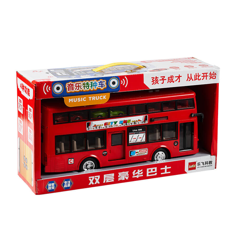 Lefei乐飞音乐特种车双层豪华巴士随机发货| 玩具反斗城中国官方
