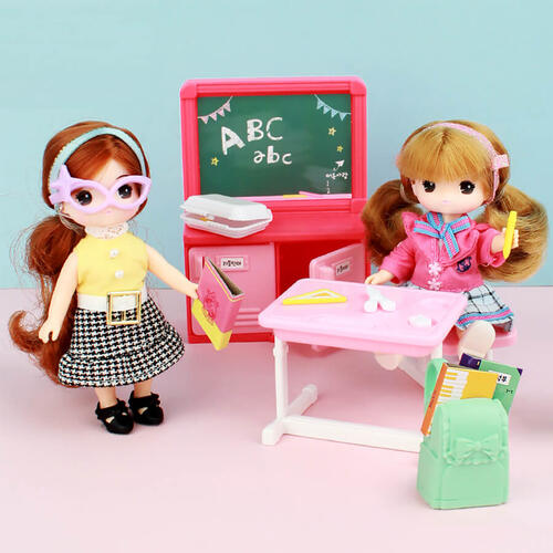 Mimiworld Little Mimi Classroom With Two Dolls