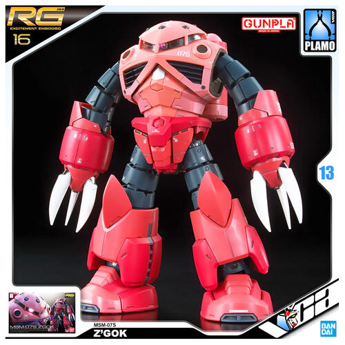 Bandai Rg 1/144 Zgok Char Custom