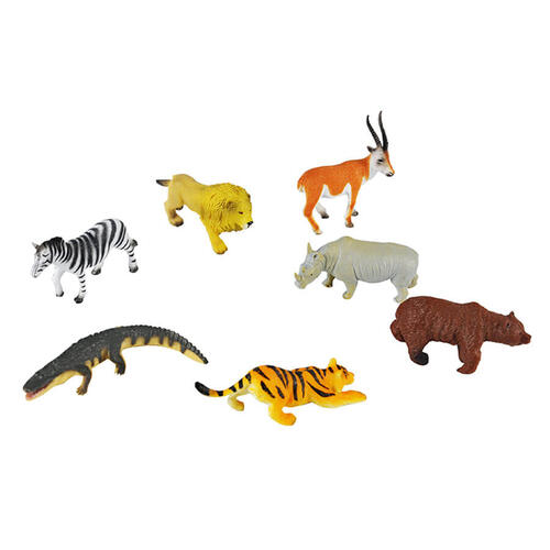 Recur 12 Pieces Wild Animal Set In Tub