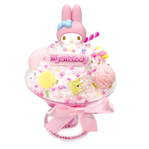 Sanrio Melody Diy Cream Gum Dessert Cup Set
