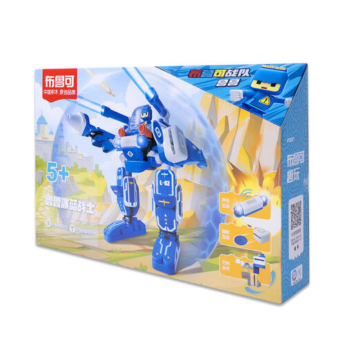 Bloks布鲁可积木 鲁鲁冰蓝战士