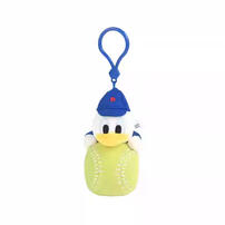 Disney-Donald Duck Lies On Baseball Plush Keychain - Assorted