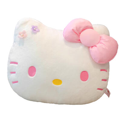 三丽鸥 花朵凯蒂猫 抱枕 - 粉色   