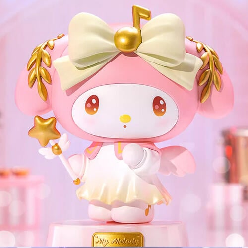 三丽鸥家族少女系列乐神款美乐蒂手办