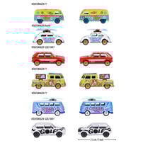 Majorette Vw The Originals Deluxe Cars, 6 - Assorted