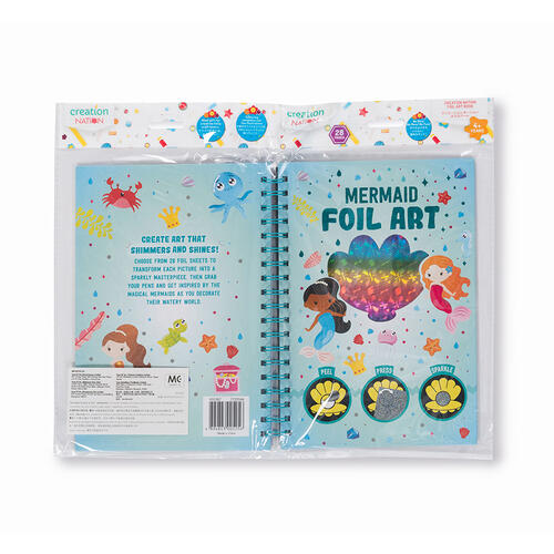 Creation Nation Creation Nation Foil Art Book- Mermaid