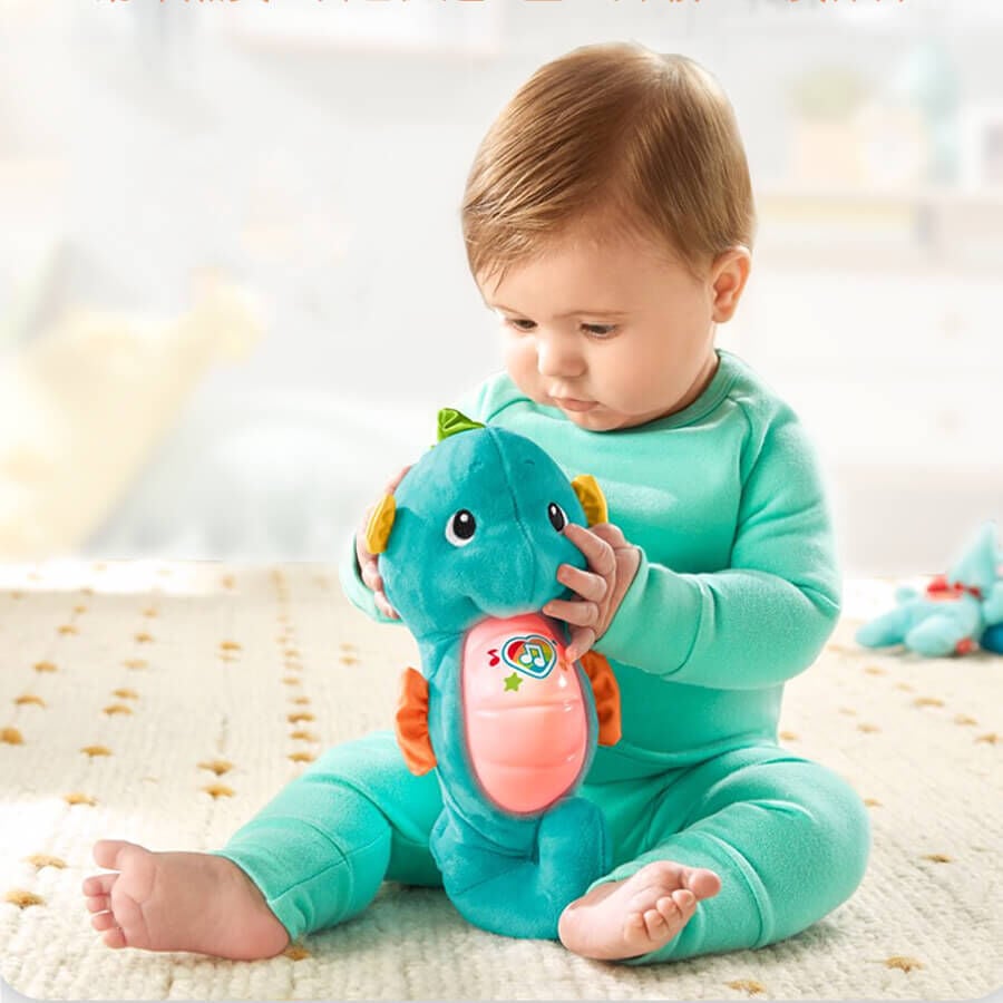 Fisher price soothe and glow seahorse blue clearance