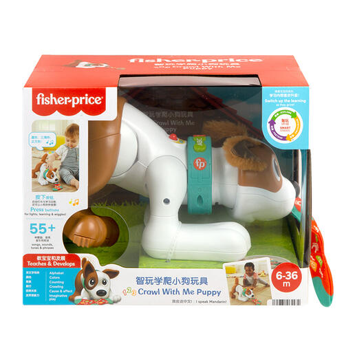 Fisher-Price 123 Crawl with me Puppy