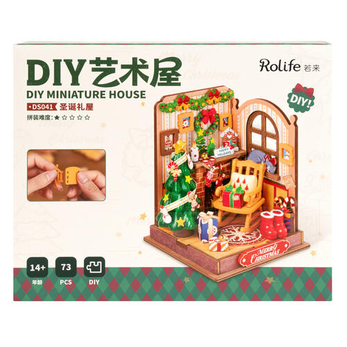 Rolife Christmas Fireplace 
