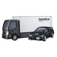 Tomica多美卡旗舰版运载车 三菱EVO