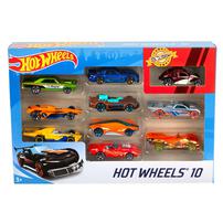 Hot Wheels风火轮 火辣小跑车十辆装 - 款式不断更新中 随机发货