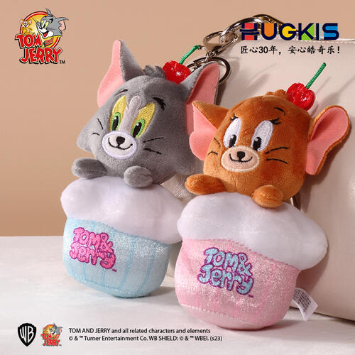 猫和老鼠毛绒挂件 - 蛋糕杯款 - 随机发货