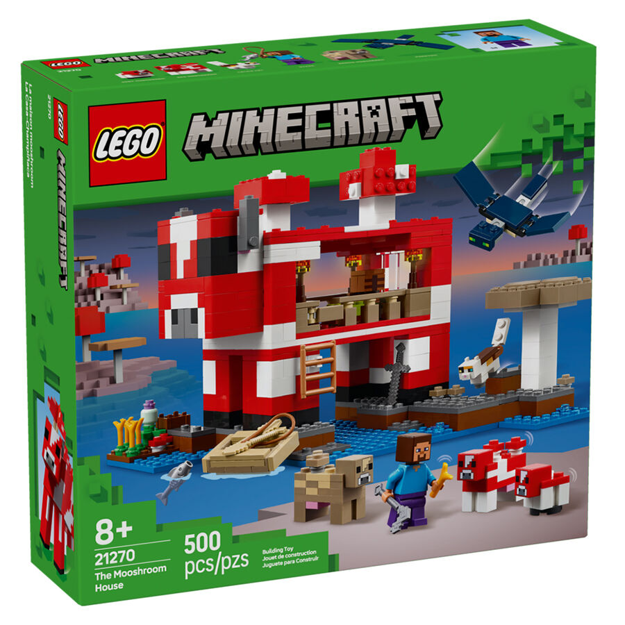 LEGO Minecraft The Mooshroom House 21270 | Toys”R”Us – China