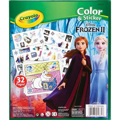 Crayola Color & Sticker, Disney Frozen 2