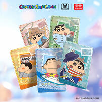 Play infinitely Crayon Xiaoxin Global Travel Series Tinplate Badge - Assorted