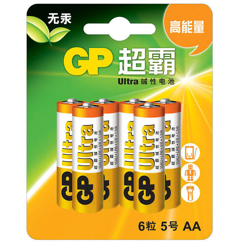 Gp Ultra Aa Alkaline Batteries 6 Pieces