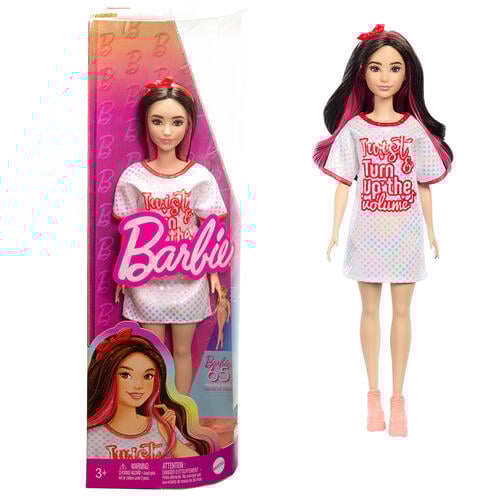 Barbie Fashionista Doll - Red Mesh Dress