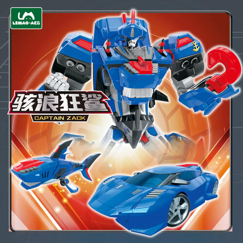 Tobot The Crazy Shark - Diamond Edition (Two Body) Captain Zack