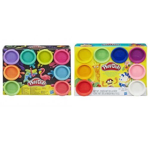Play-Doh培乐多 创意彩泥 彩虹8色装 健康橡皮泥 - 随机发货
