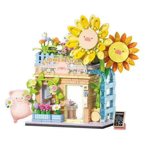 Sembo Block森宝积木 Lulu猪-花店