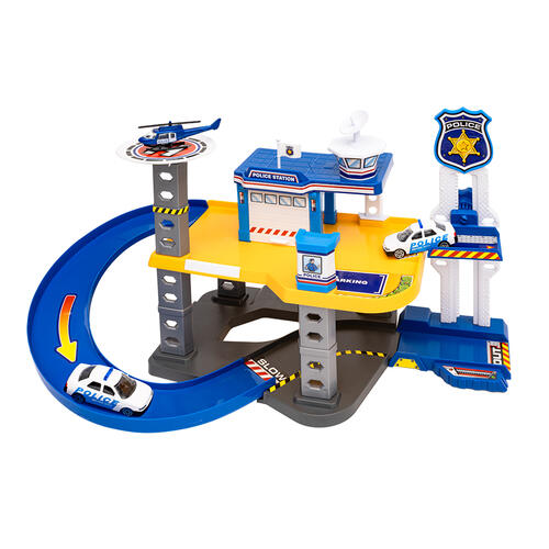 Suntoys 警察局停车场轨道套装