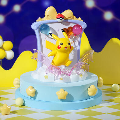 JAKA/宝可梦-宝可梦开心派对相框系列拼装手办-皮卡丘 - 随机发货