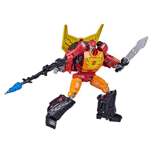 Transformers Generations War For Cybertron: Kingdom Commander Wfc-K29 Rodimus Prime With Trailer Action Figure
