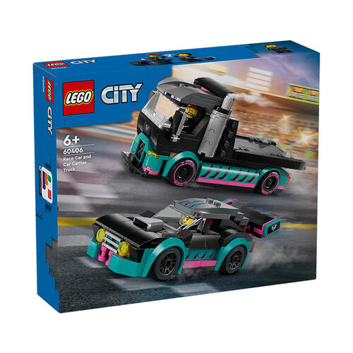 LEGO City Race Car and Car Carrier Truck 60406