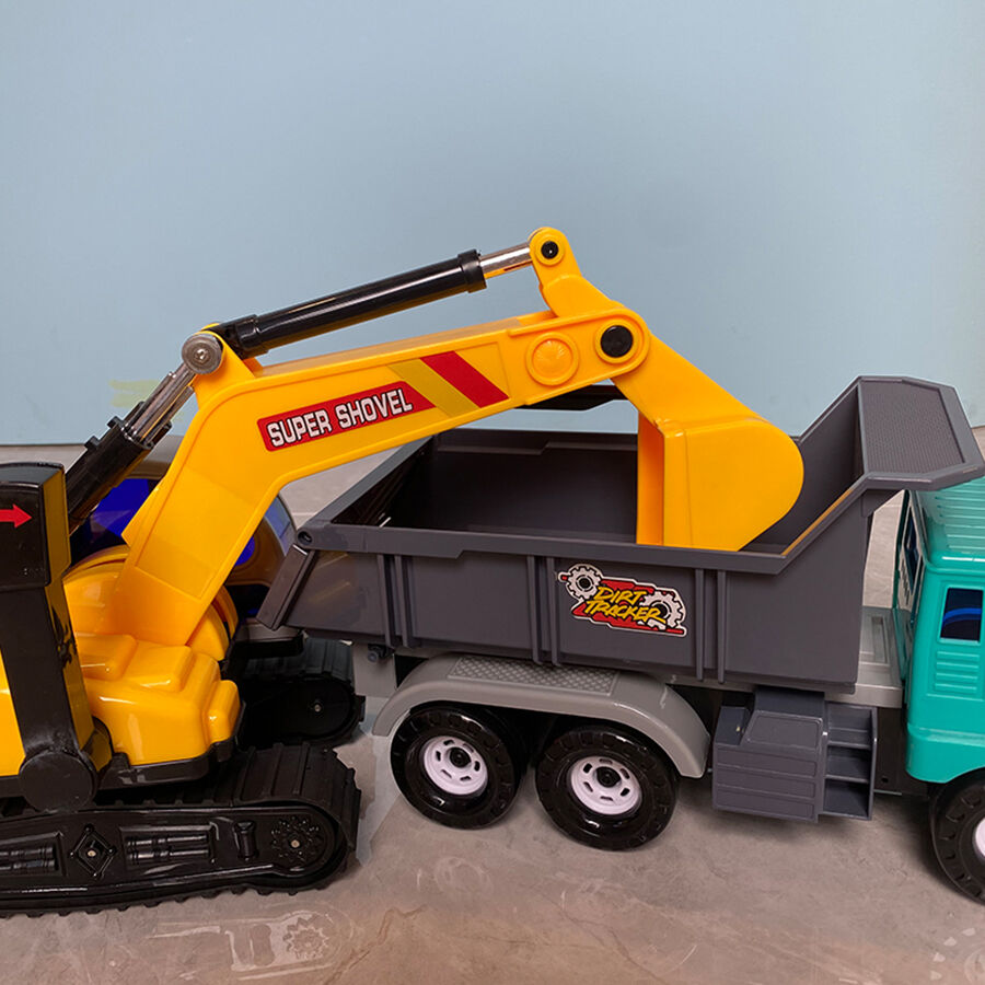 Giant hot sale excavator toy