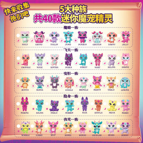 Magic Mixies 迷你魔宠精灵缪斯-S1单只装 -随机发货