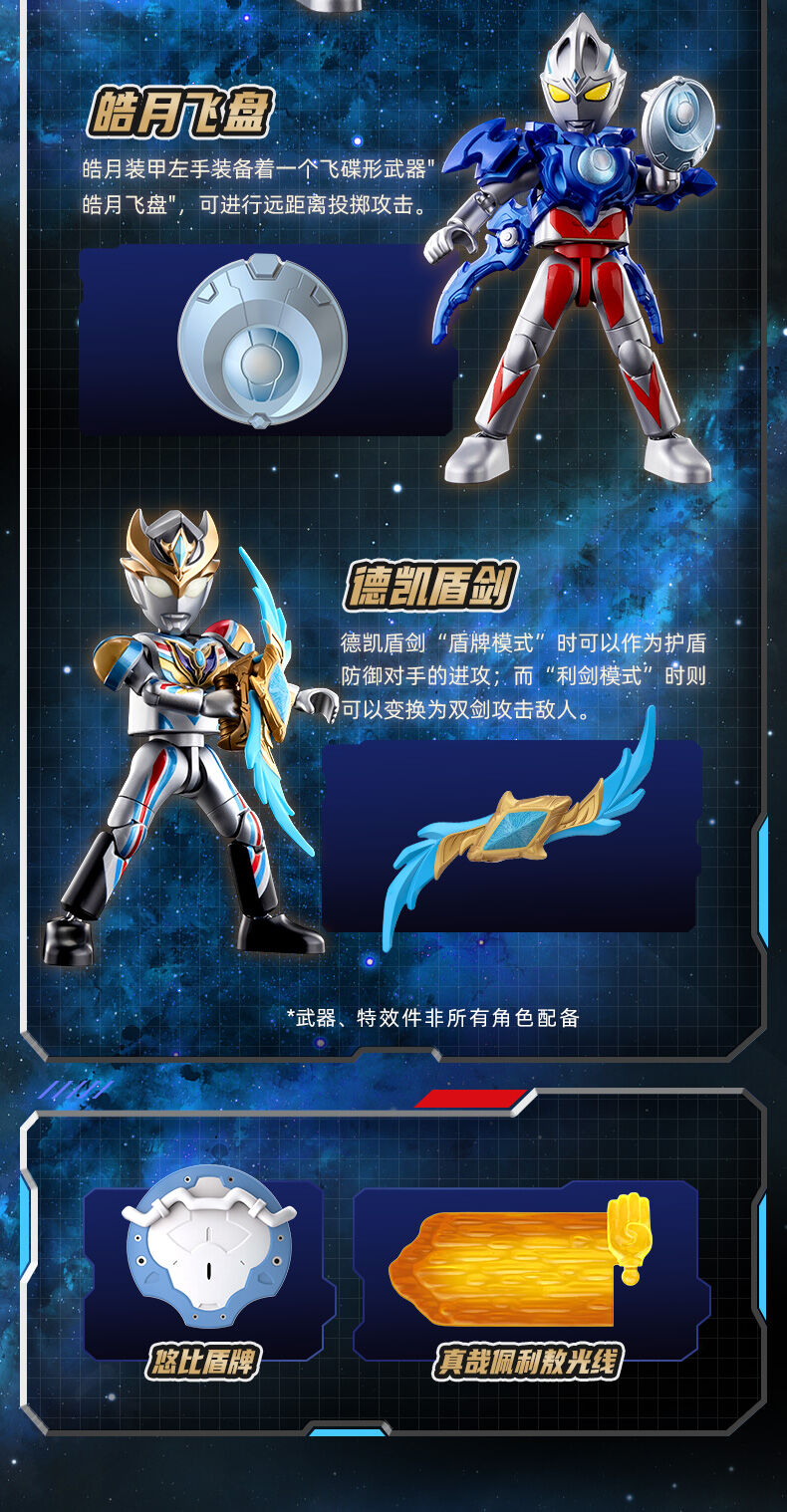 布鲁可/奥特曼-奥特名鉴群星版第13弹释放想象- 随机发货| 玩具反
